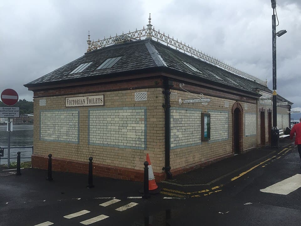 The Victorian public toilets on Rothesay Pier, Isle of Bute