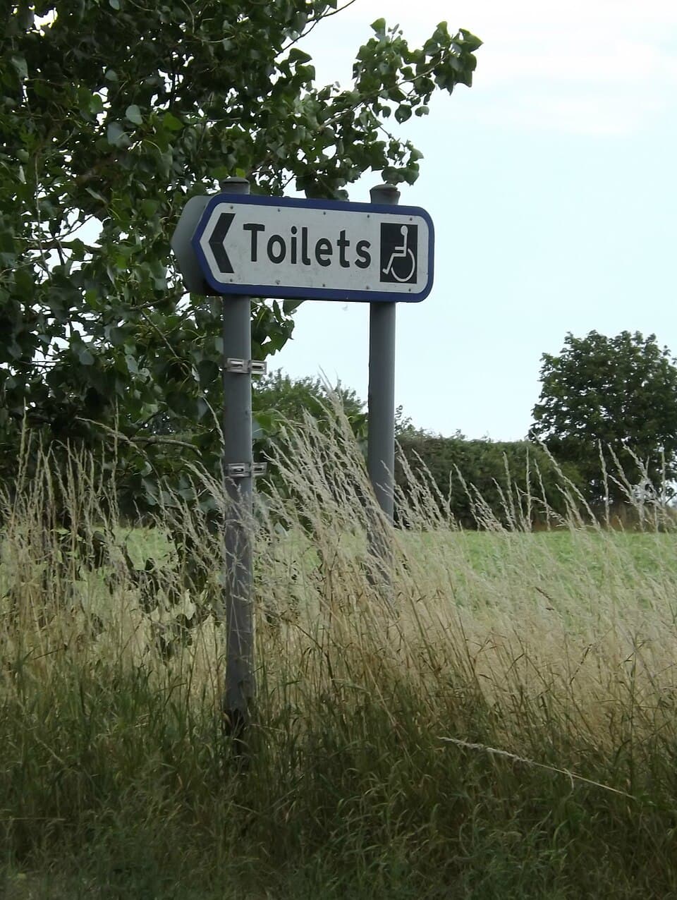 A Public Conveniences sign